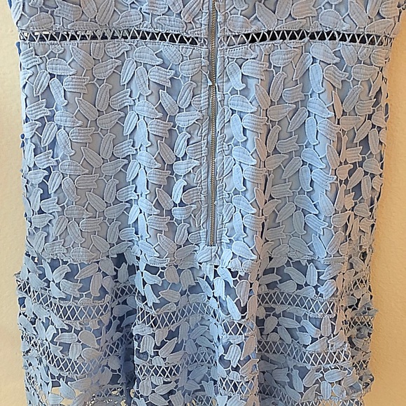 Bardot Light Blue Lace Dress - Picture 10 of 13